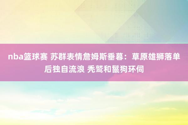 nba篮球赛 苏群表情詹姆斯垂暮：草原雄狮落单后独自流浪 秃鹫和鬣狗环伺